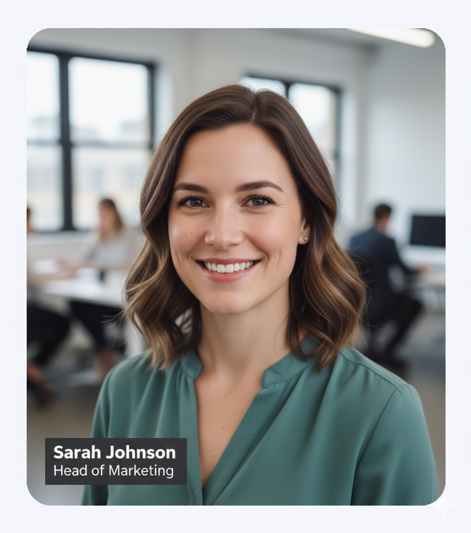Portrait of Sarah Johnson